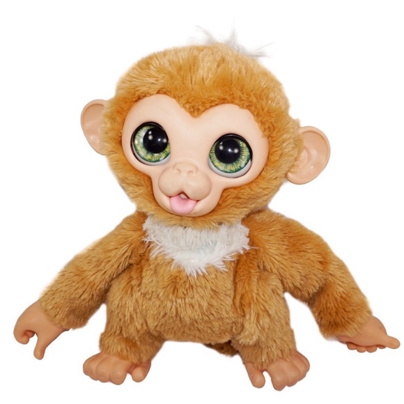Hasbro Other - Fur Real Brown Interactive Monkey Toy